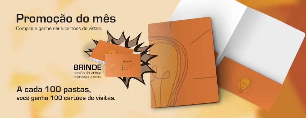 Compre e ganhe seus cartõe de visita